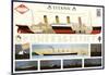 Ship Titanic-null-Mounted Poster