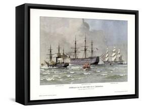 Ship Types from the First Half of the 19th Century-Willy Stower-Framed Stretched Canvas