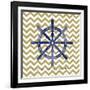 Ship Wheel 2-Erin Clark-Framed Giclee Print