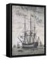 Ship with 118 Guns, Russia, 18th Century-null-Framed Stretched Canvas