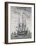 Ship with 118 Guns, Russia, 18th Century-null-Framed Giclee Print