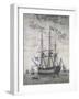 Ship with 118 Guns, Russia, 18th Century-null-Framed Giclee Print