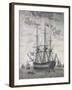 Ship with 118 Guns, Russia, 18th Century-null-Framed Giclee Print