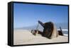 Ship Wreck, Skeleton Coast, Namibia, Africa-Thorsten Milse-Framed Stretched Canvas