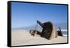 Ship Wreck, Skeleton Coast, Namibia, Africa-Thorsten Milse-Framed Stretched Canvas