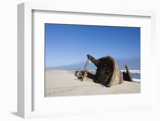 Ship Wreck, Skeleton Coast, Namibia, Africa-Thorsten Milse-Framed Photographic Print