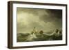 Ship Wrecked on a Rocky Coast, c.1747-50-Charles Brooking-Framed Giclee Print