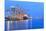 Ship Yard with Heavy Crane in Beautiful Twilight of Day-khunaspix-Mounted Photographic Print