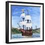 Ship-Kestrel Michaud-Framed Giclee Print