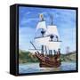 Ship-Kestrel Michaud-Framed Stretched Canvas