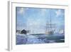 Shipbuilding Along the Kennebec-Geoff Hunt-Framed Art Print