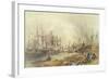 Shipbuilding at Limehouse, 1840-William Parrott-Framed Giclee Print