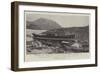 Shipbuilding in Japan, a New Mail Steamer-null-Framed Giclee Print