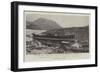 Shipbuilding in Japan, a New Mail Steamer-null-Framed Giclee Print