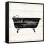 Shiplap Bath I-Sue Schlabach-Framed Stretched Canvas