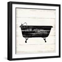 Shiplap Bath I-Sue Schlabach-Framed Art Print