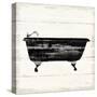 Shiplap Bath I-Sue Schlabach-Stretched Canvas