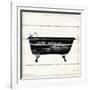 Shiplap Bath I-Sue Schlabach-Framed Art Print