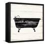 Shiplap Bath I-Sue Schlabach-Framed Stretched Canvas