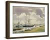 Shipping at Anchor, Woodbridge, Suffolk-Thomas Churchyard-Framed Giclee Print