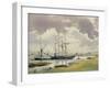 Shipping at Anchor, Woodbridge, Suffolk-Thomas Churchyard-Framed Giclee Print