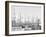 Shipping at East River Docks, New York-null-Framed Photo