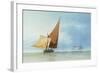 Shipping at the Entrance of the Meadway, Kent-Miles Edmund Cotman-Framed Giclee Print