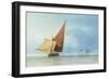 Shipping at the Entrance of the Meadway, Kent-Miles Edmund Cotman-Framed Giclee Print