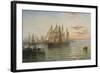 Shipping Below Hull, Evening-Arthur J. Meadows-Framed Giclee Print