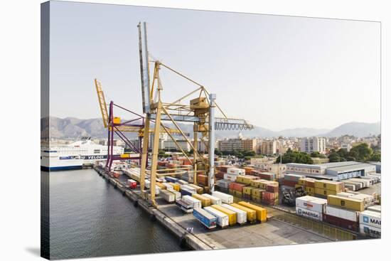 Shipping Containers in Palermo-lachris77-Stretched Canvas