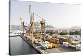 Shipping Containers in Palermo-lachris77-Stretched Canvas