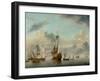 Shipping in a Calm-Peter Monamy-Framed Giclee Print