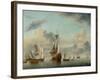 Shipping in a Calm-Peter Monamy-Framed Giclee Print