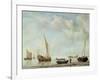 Shipping in a Calm-Willem Van De Velde The Younger-Framed Giclee Print