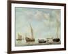 Shipping in a Calm-Willem Van De Velde The Younger-Framed Giclee Print