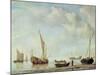 Shipping in a Calm-Willem Van De Velde The Younger-Mounted Giclee Print