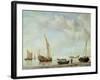 Shipping in a Calm-Willem Van De Velde The Younger-Framed Giclee Print