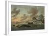 Shipping in a Choppy Sea-Arnoldus Van Anthonissen-Framed Giclee Print