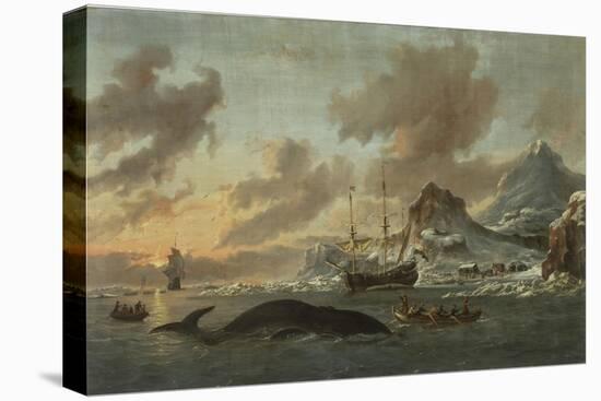 Shipping in a Choppy Sea-Arnoldus Van Anthonissen-Stretched Canvas