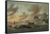 Shipping in a Choppy Sea-Arnoldus Van Anthonissen-Framed Stretched Canvas