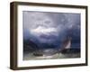 Shipping in Stormy Seas, 1868-Ivan Konstantinovich Aivazovsky-Framed Giclee Print