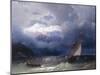 Shipping in Stormy Seas, 1868-Ivan Konstantinovich Aivazovsky-Mounted Giclee Print