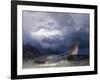 Shipping in Stormy Seas, 1868-Ivan Konstantinovich Aivazovsky-Framed Giclee Print