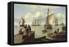 Shipping in the Humber-John Of Hull Ward-Framed Stretched Canvas