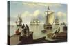 Shipping in the Humber-John Of Hull Ward-Stretched Canvas
