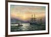 Shipping in the Mouth of the Medway, Evening-Charles Thorneley-Framed Giclee Print