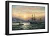 Shipping in the Mouth of the Medway, Evening-Charles Thorneley-Framed Giclee Print