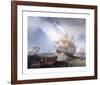 Shipping in the Open Sea-James Wilson Carmichael-Framed Premium Giclee Print