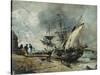 Shipping in the Orwell, Near Ipswich-John Constable-Stretched Canvas