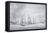 Shipping in the Thames-John Constable-Framed Stretched Canvas